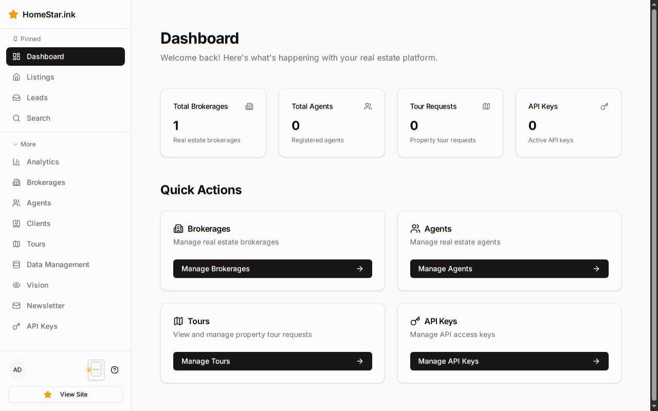 Admin Dashboard
